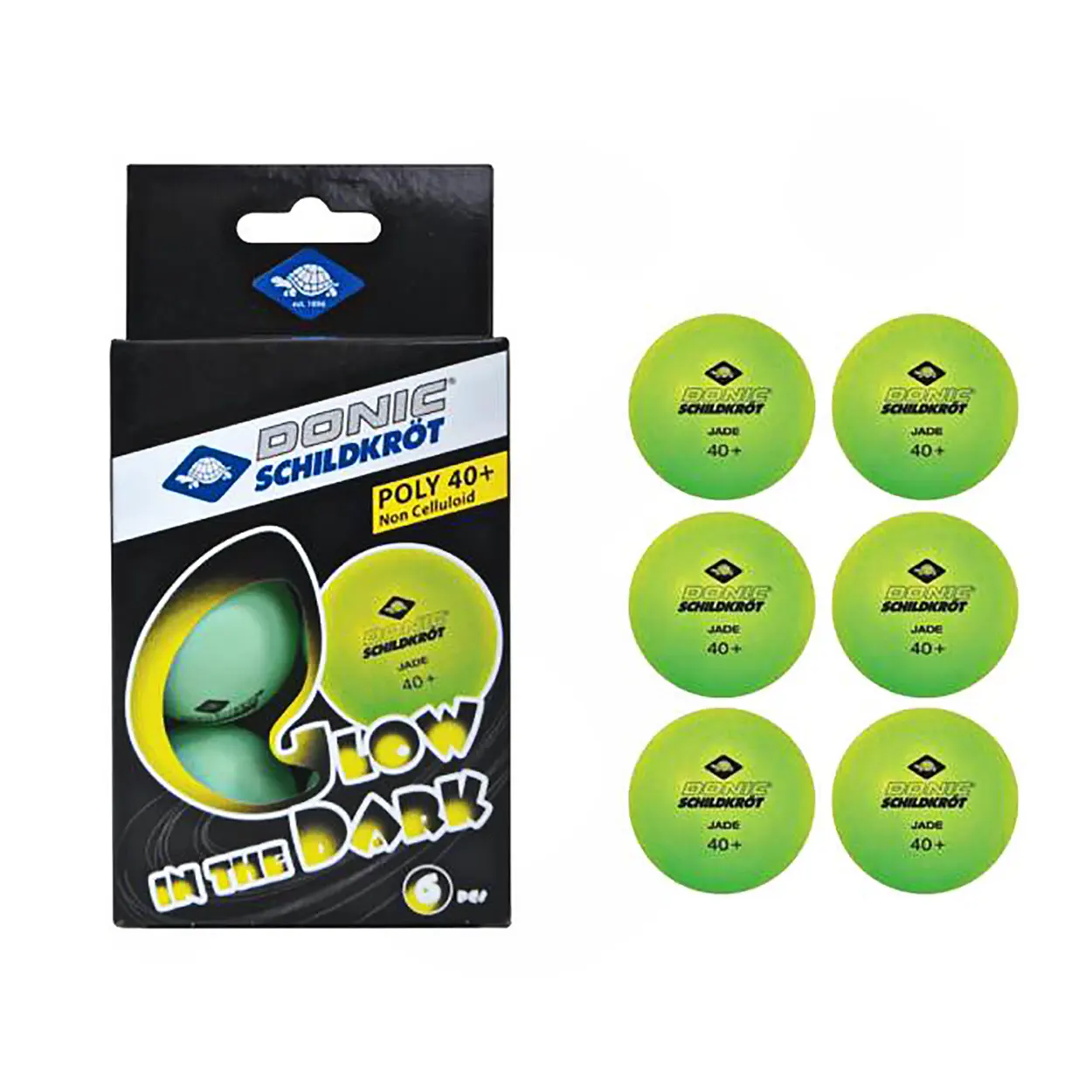 توپ پینگ پنگ دونیک شیلدکروت 40+ GLOW
